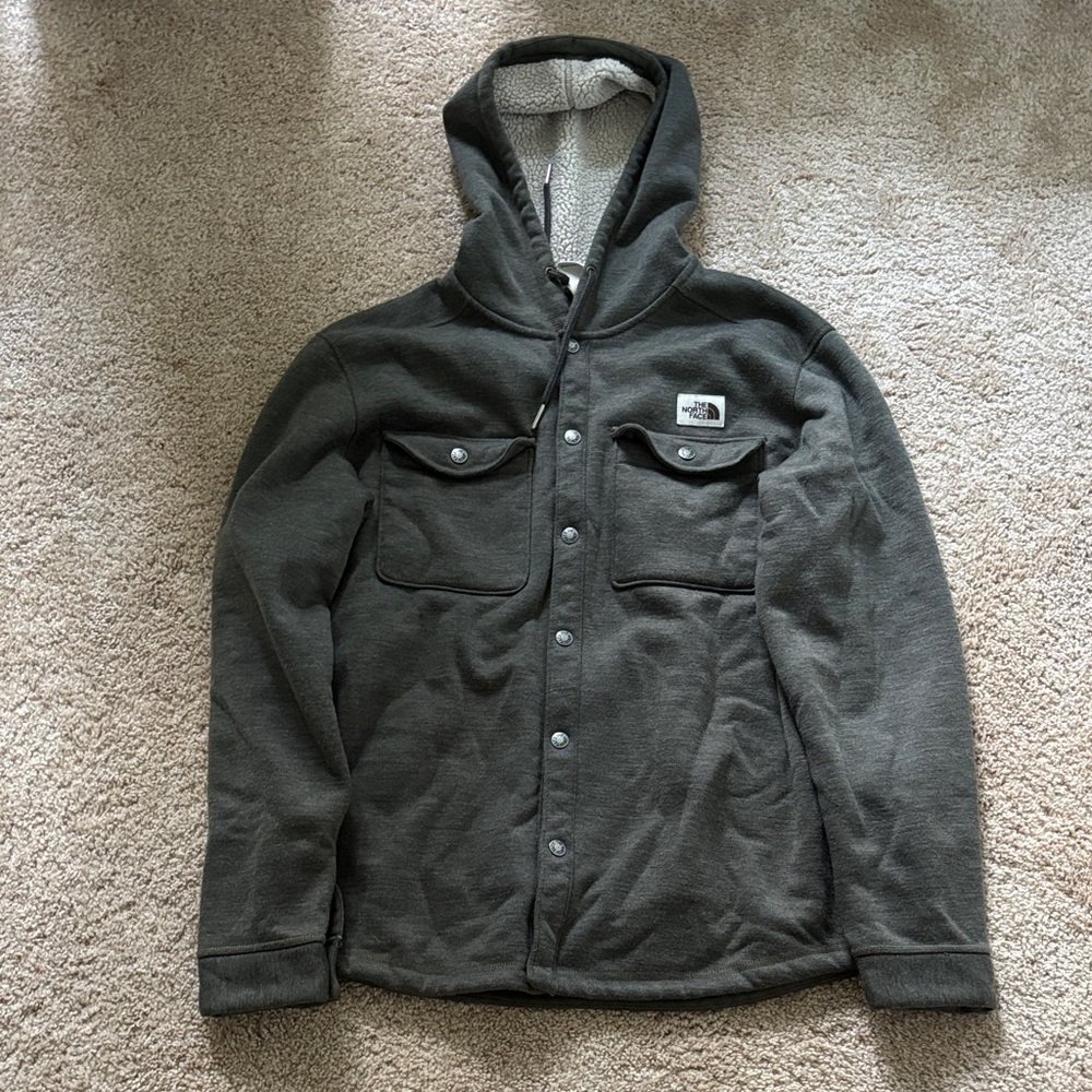 The North Face Gray Lightweight Shirt Jacket